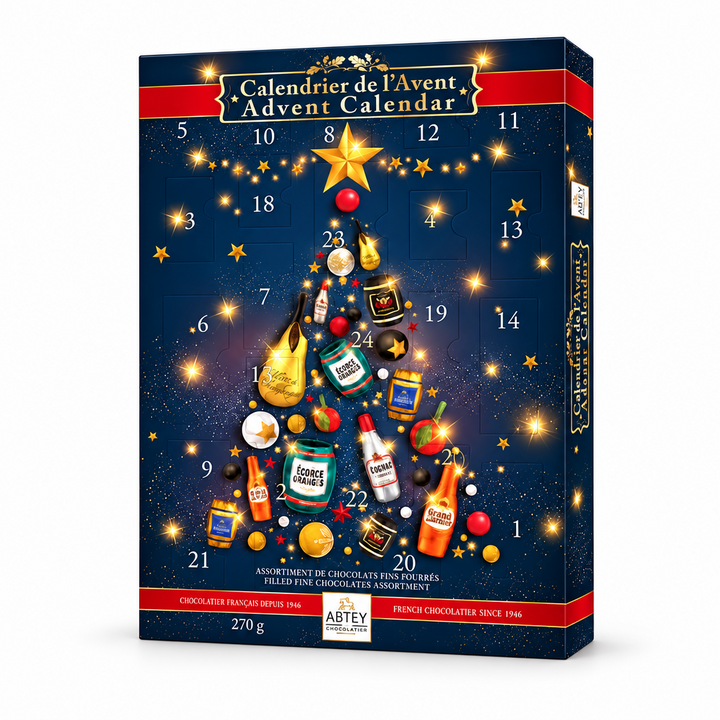 Abtey Magic of Christmas Advent calendar 270 g, front view
