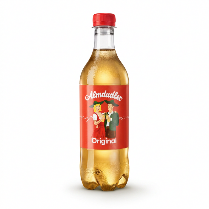 Almdudler Original Austrian Alpine Soda, 500 ml PET Bottle