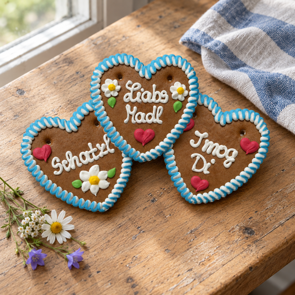 Oktoberfest Lebkuchen Hearts Direct from Munich