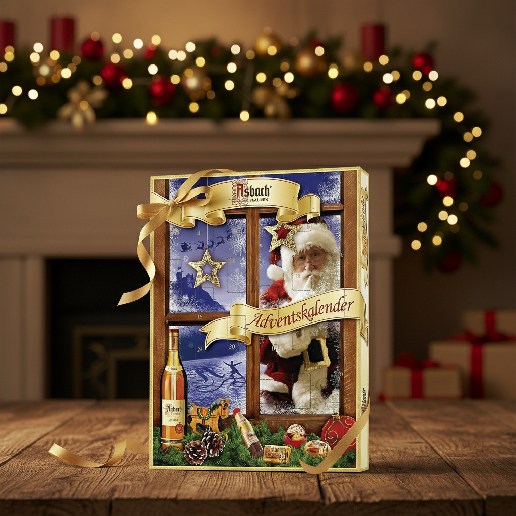 Asbach Liquor Filled Chocolate Advent Calendar for Adults