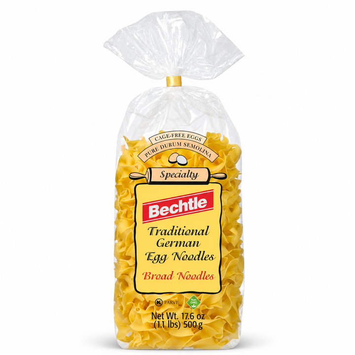 Bechtle broad German egg noodles 500 g bag