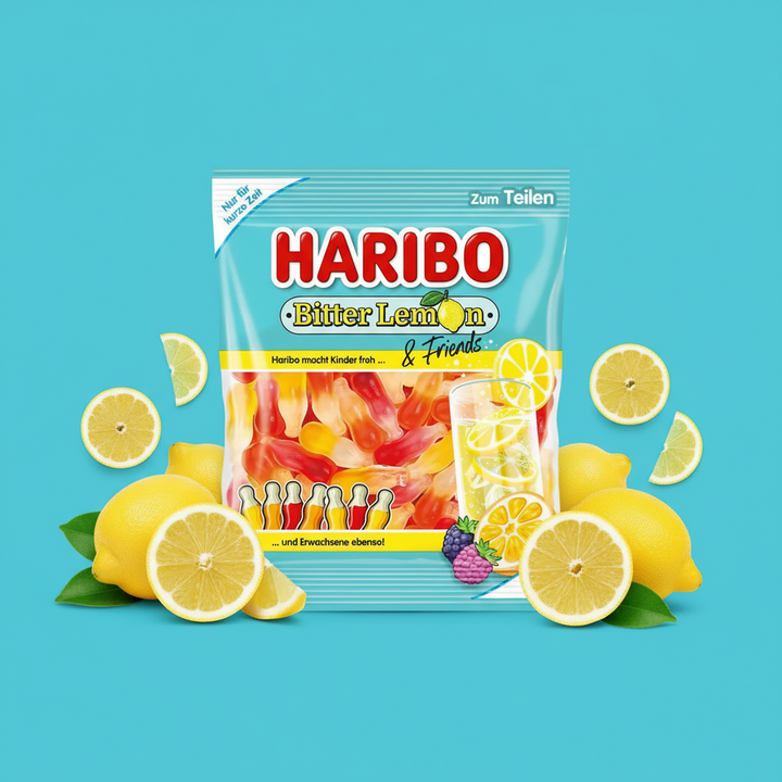 Haribo Bitter Lemon and Friends Gummies