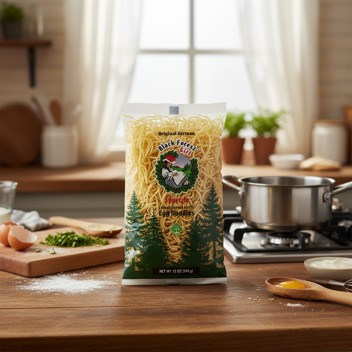 Black Forest Girl Homemade Spaetzle Egg Noodles