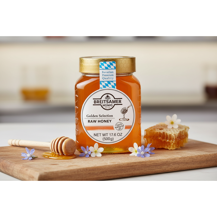 Breitsamer Honig Golden Selection Raw Honey.