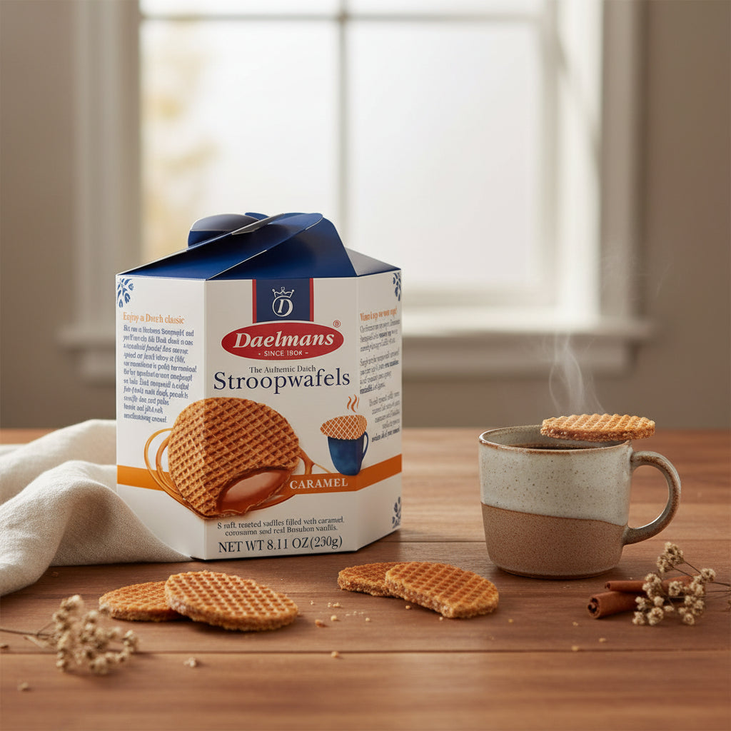 Daelmans Caramel Stroopwafels-Hex Box