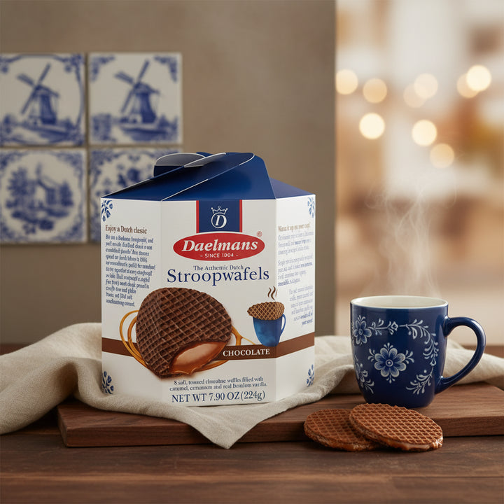 Daelmans Chocolate-Caramel Stroopwafels-Hex Box