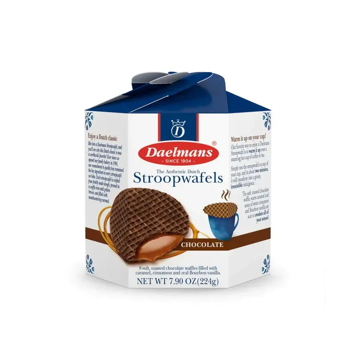 Daelmans Chocolate-Caramel Stroopwafels-Hex Box