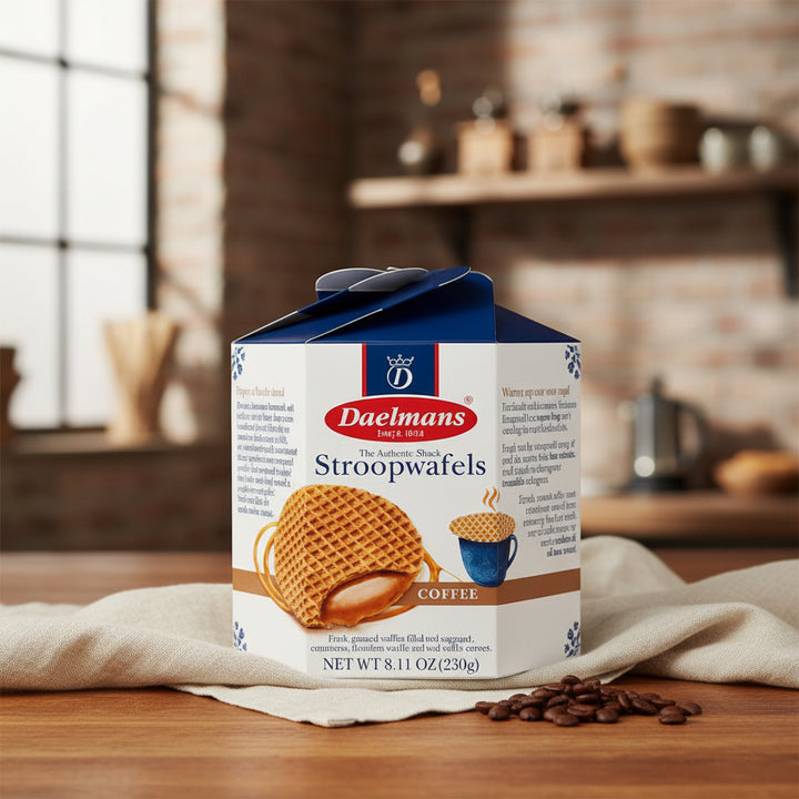 Daelmans Coffee Stroopwafels-Hex Box