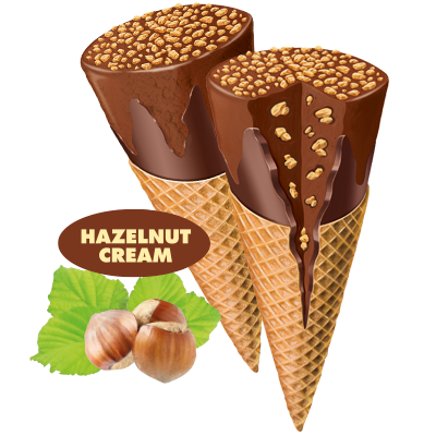 Messori Cono Snack Cones with Hazelnut