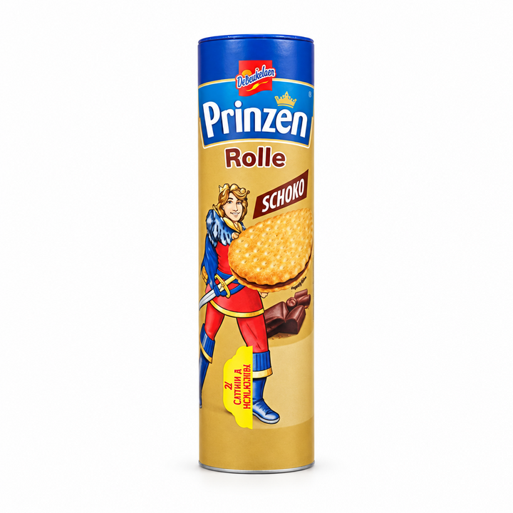 De Beukelaer Prinzen Rolle cocoa cream sandwich cookies in a 400 g tube