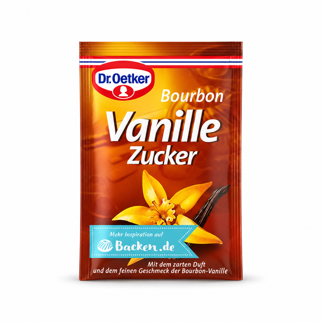 Dr. Oetker Bourbon Vanilla Sugar, 3-sachet packet