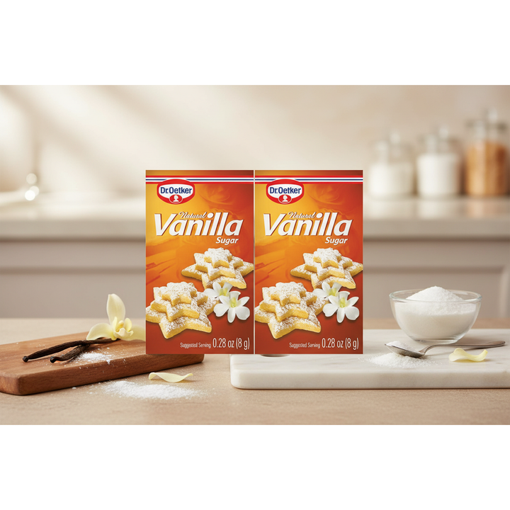 Dr. Oetker Natural Vanilla Sugar - 6 Pouch Pack