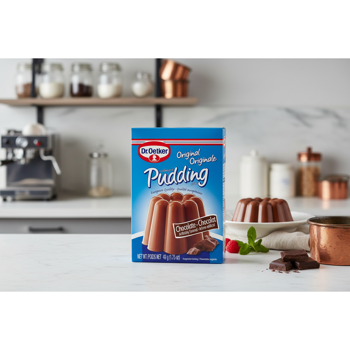 Dr. Oetker Original Chocolate Pudding, 3 Pouch Pack
