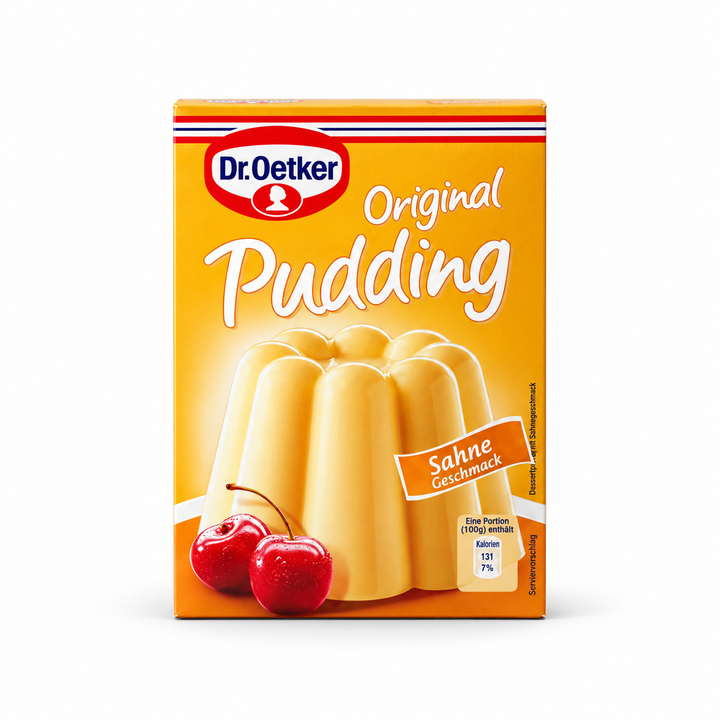 Dr. Oetker Original Pudding Sahne, 3-pouch box
