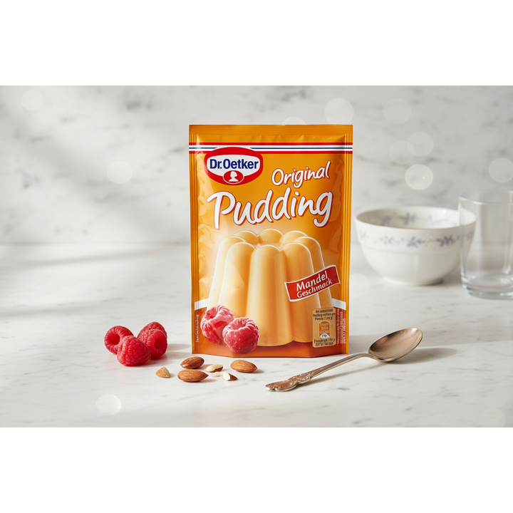Dr. Oetker Original Pudding Mandel (Almond), 3 Pouch Pack
