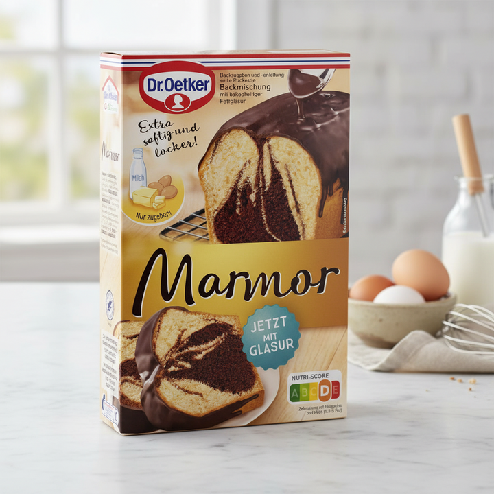 Dr. Oetker Marmor (Marble) Kuchen with Glaze