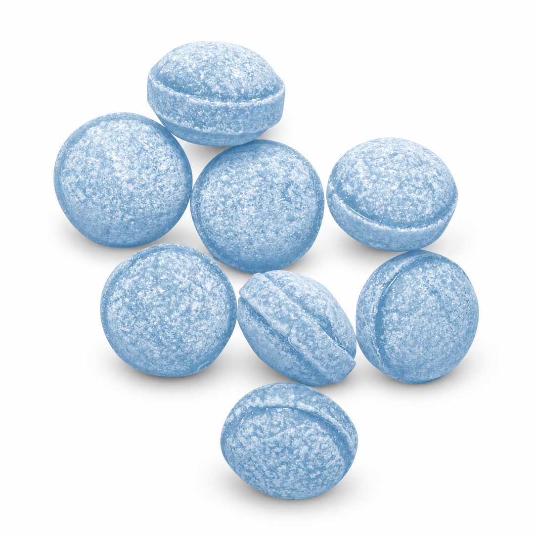 Hermann the German Arctic Ice Hard Candy on a pure white background