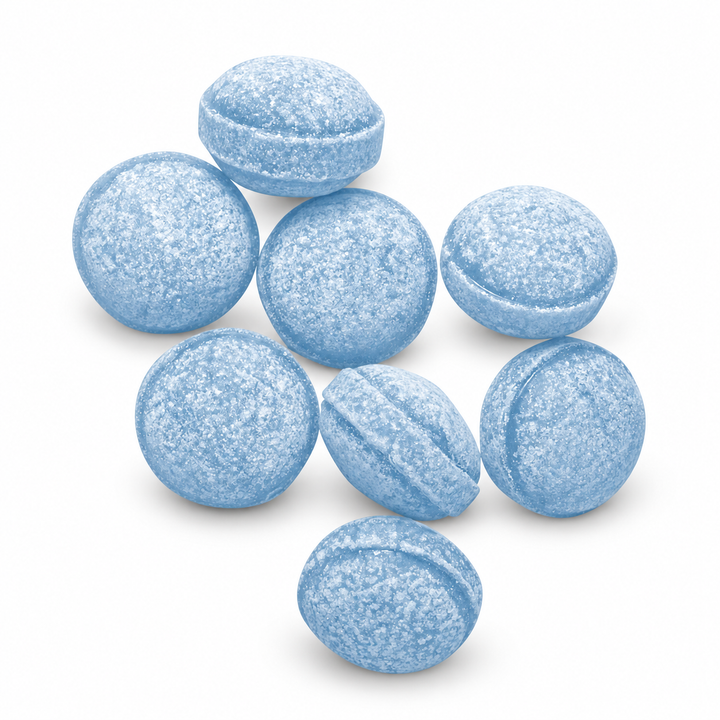Hermann the German Arctic Ice Hard Candy on a pure white background