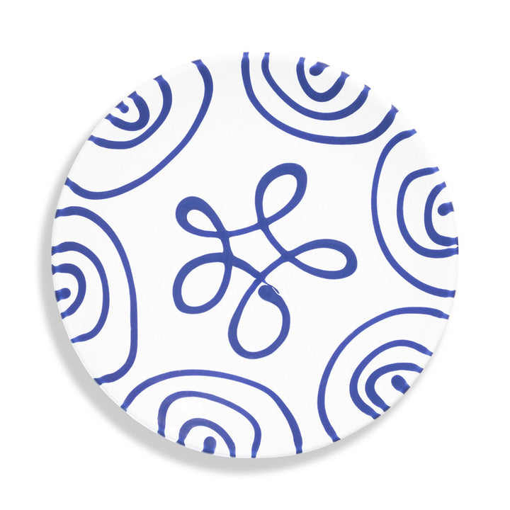 Gmundner Keramik Navy Blue Flamed Saucer, 15 cm — official product photo