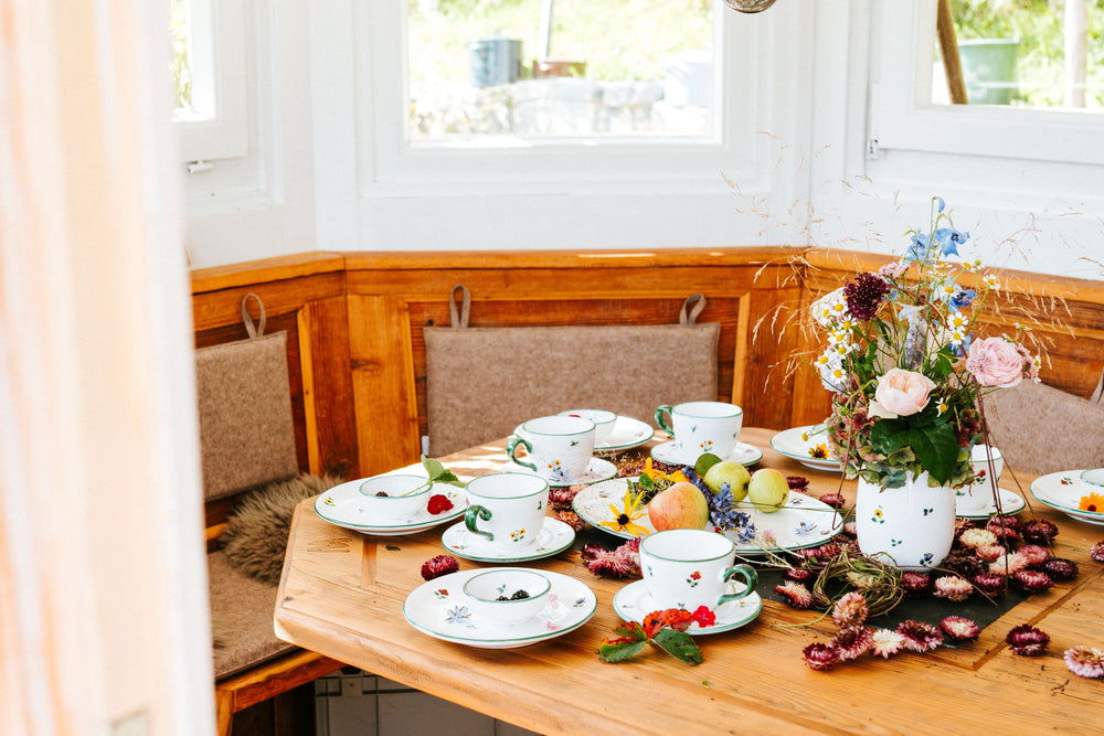 Alpine Flowers collection styling; other pieces and accessories sold separately
