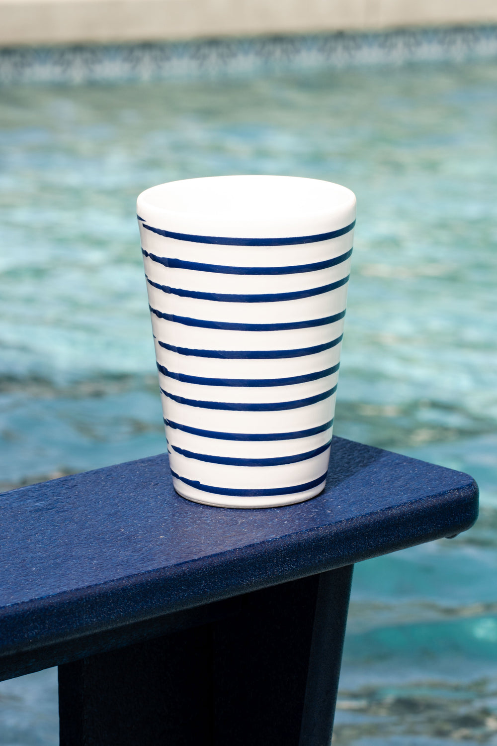 Navy Blue Flamed collection styling; other pieces and accessories sold separately