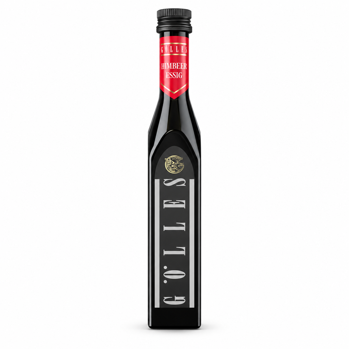 Gölles Raspberry Vinegar 250 ml bottle, front view