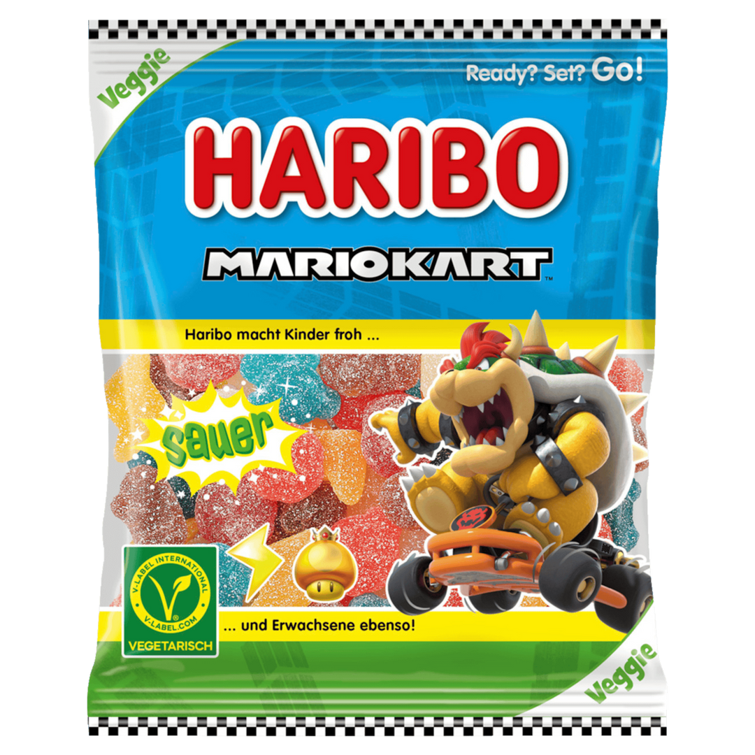Haribo Mario Kart Sour Gummies - 160g