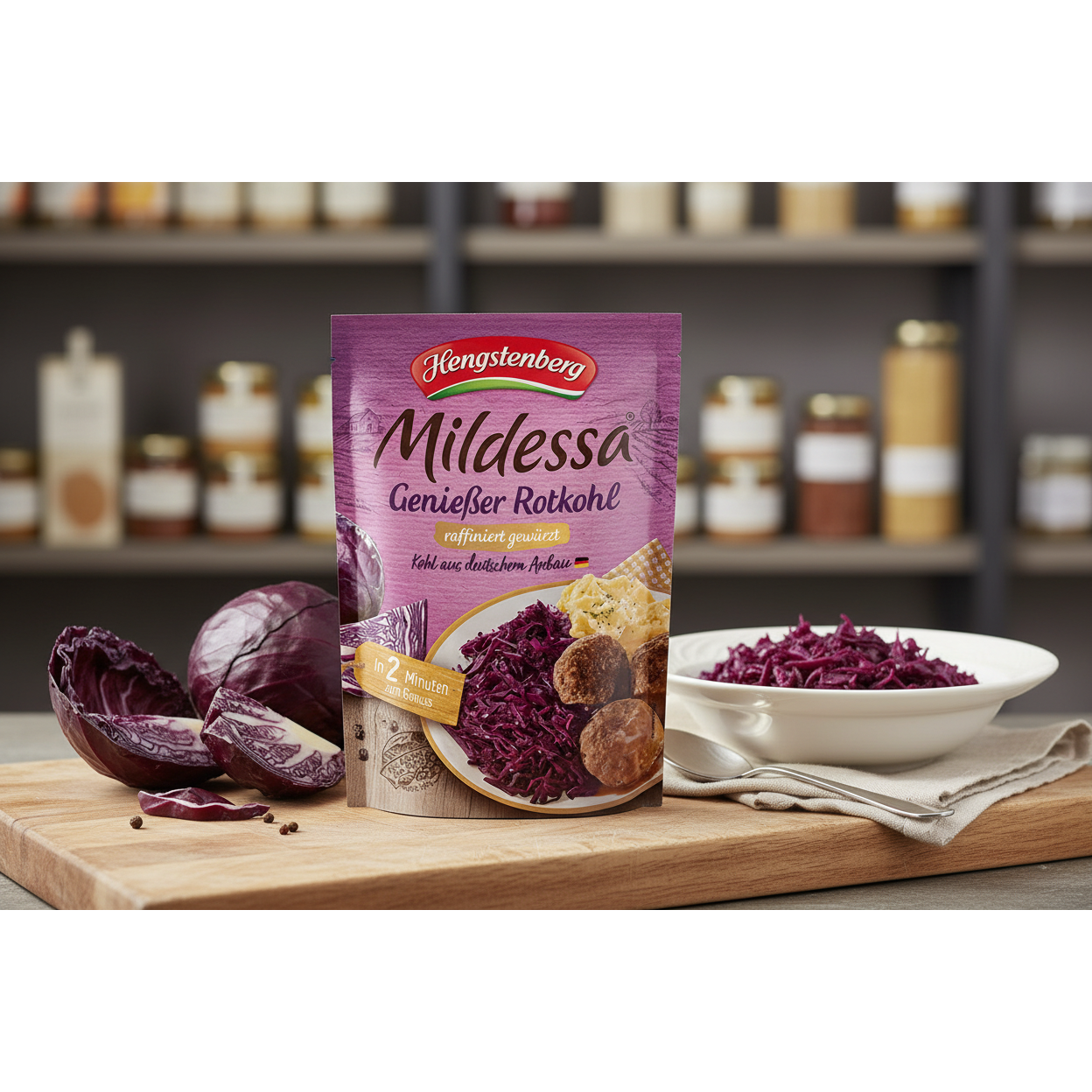 Hengstenberg Mildessa Red Cabbage in Pouch