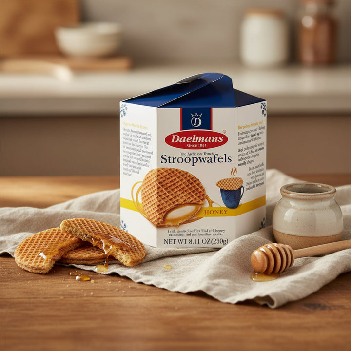 Daelmans Honey Stroopwafels-Hex Box