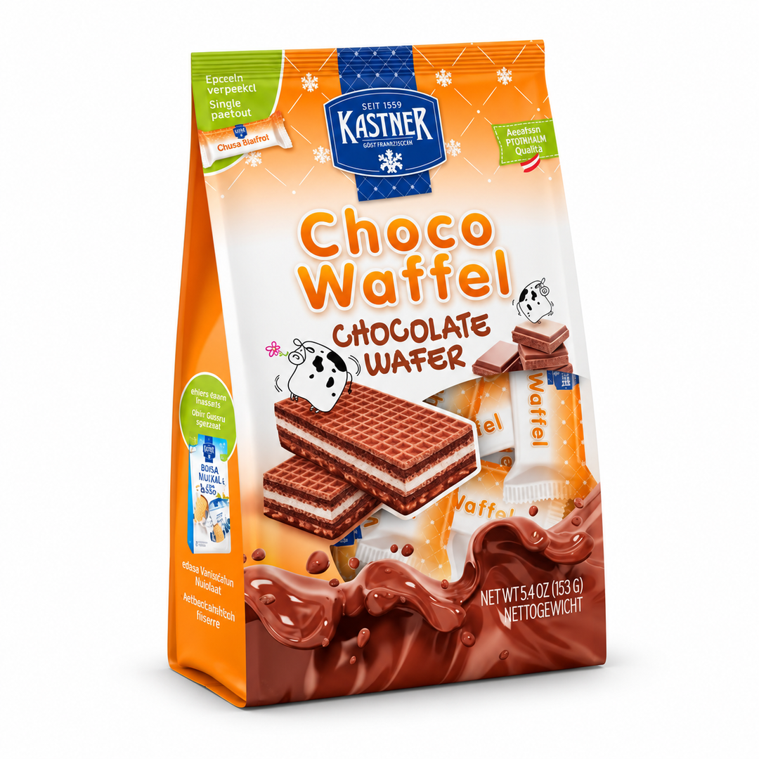 Kastner Choco Waffel chocolate wafers 153 g bag