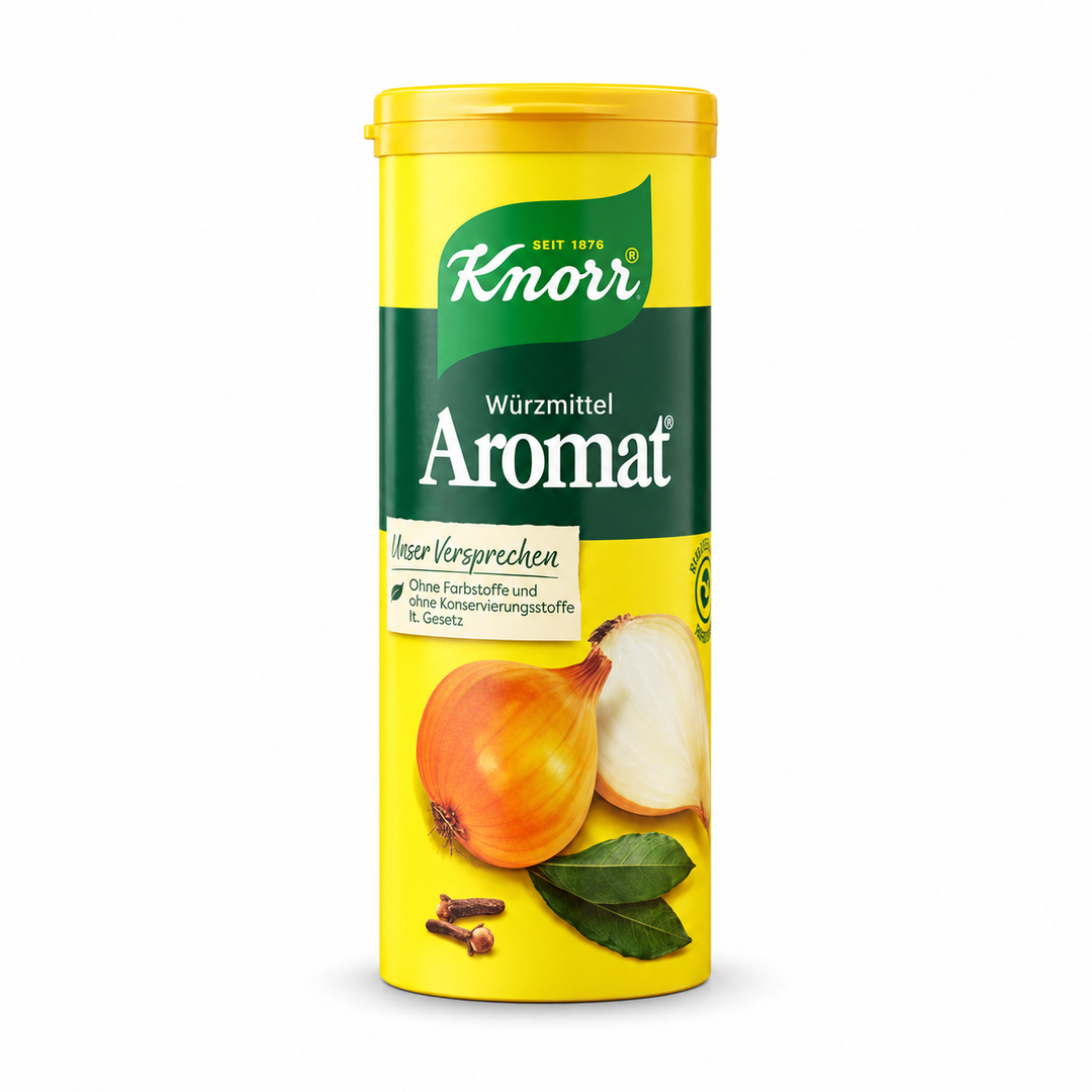 Knorr Aromat Universal Seasoning canister on white