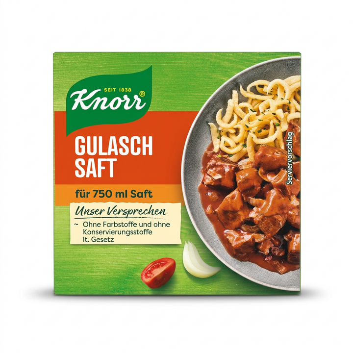 Knorr Gulasch Saft Cubes 78 g package
