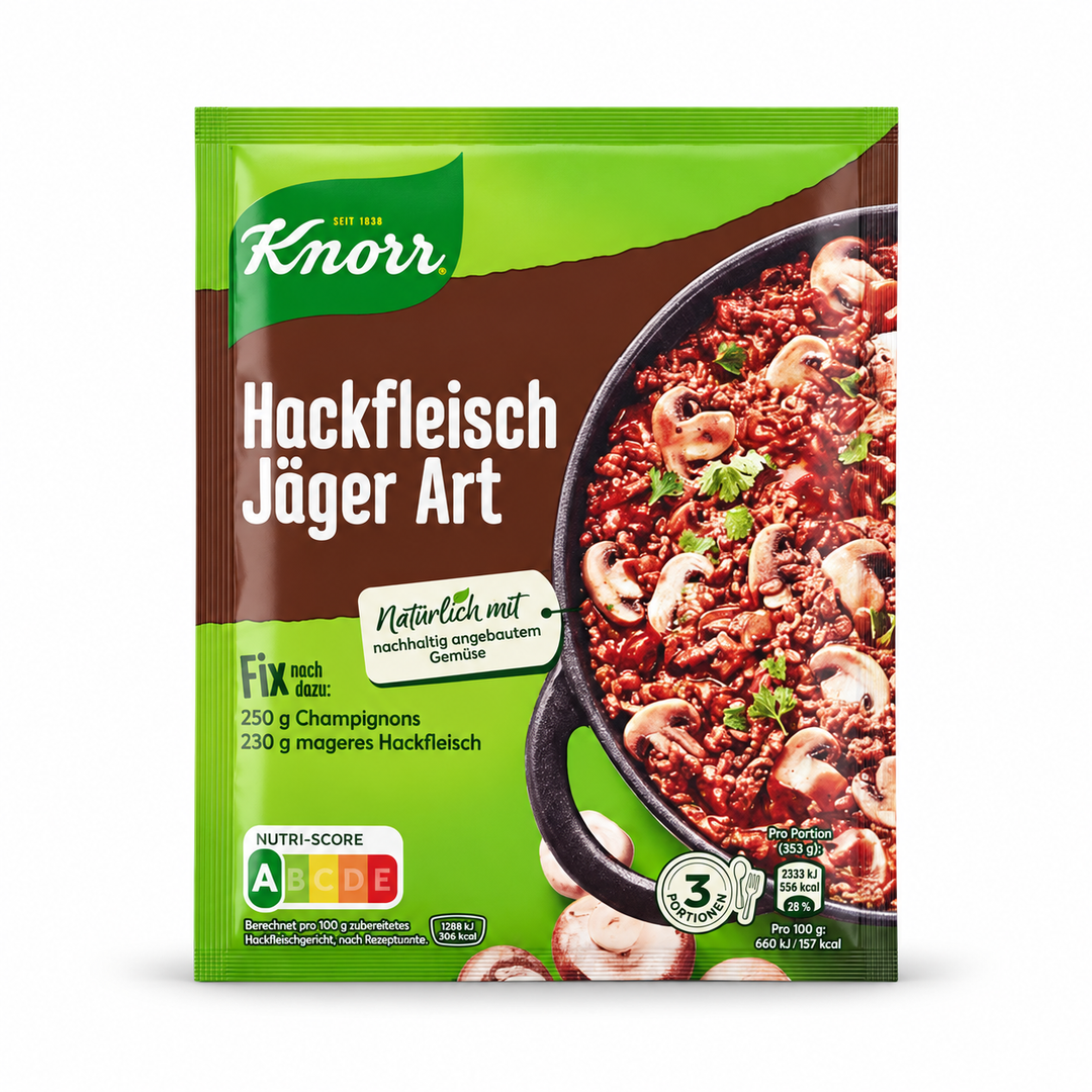 Knorr Fix Hackfleisch Jäger Art 36 g seasoning packet