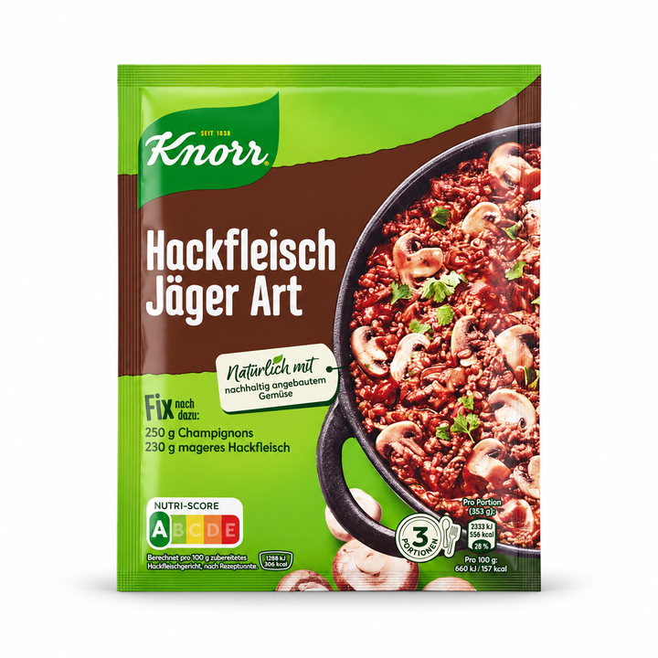 Knorr Fix Hackfleisch Jäger Art 36 g seasoning packet