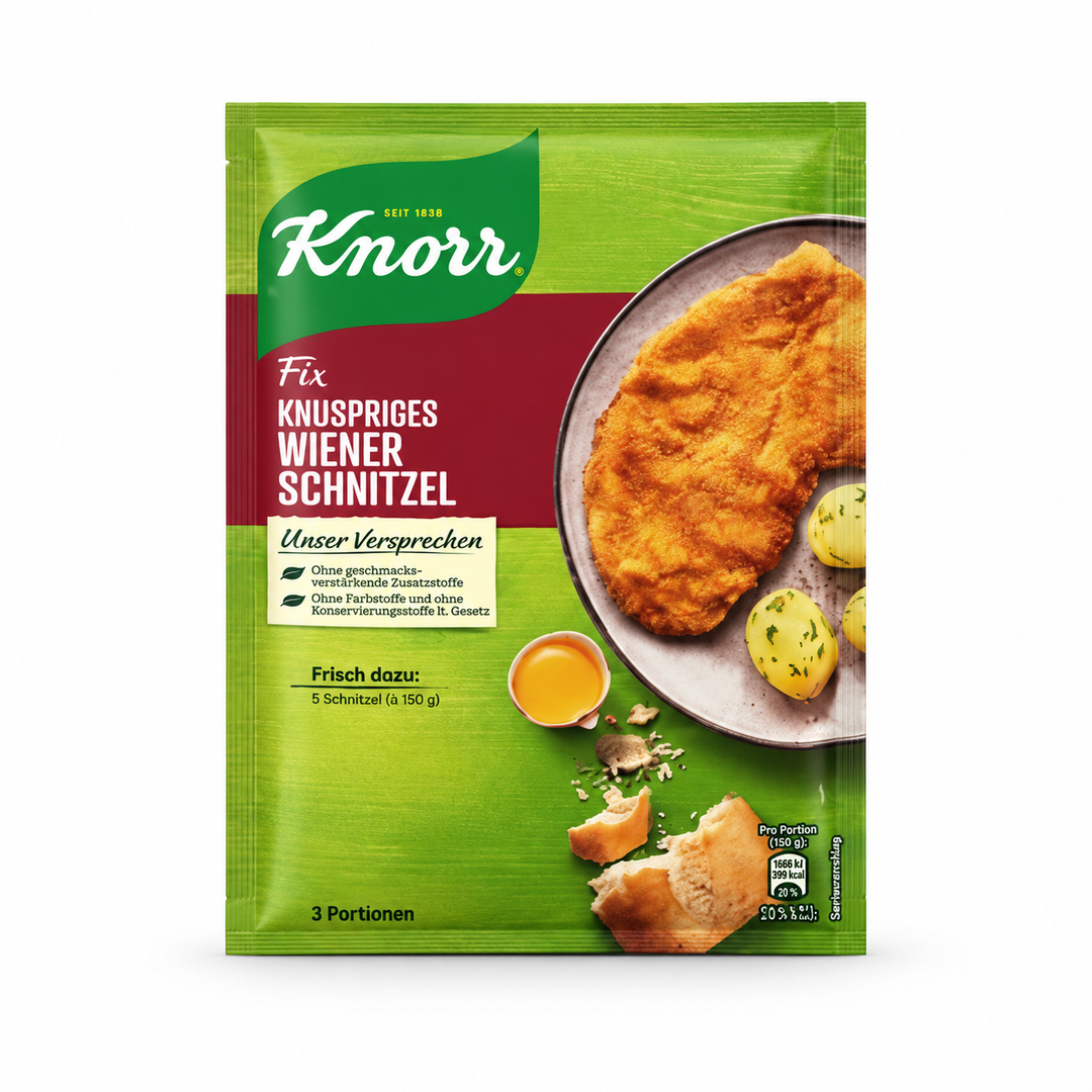 Knorr Fix Knuspriges Wiener Schnitzel 90 g coating mix packet