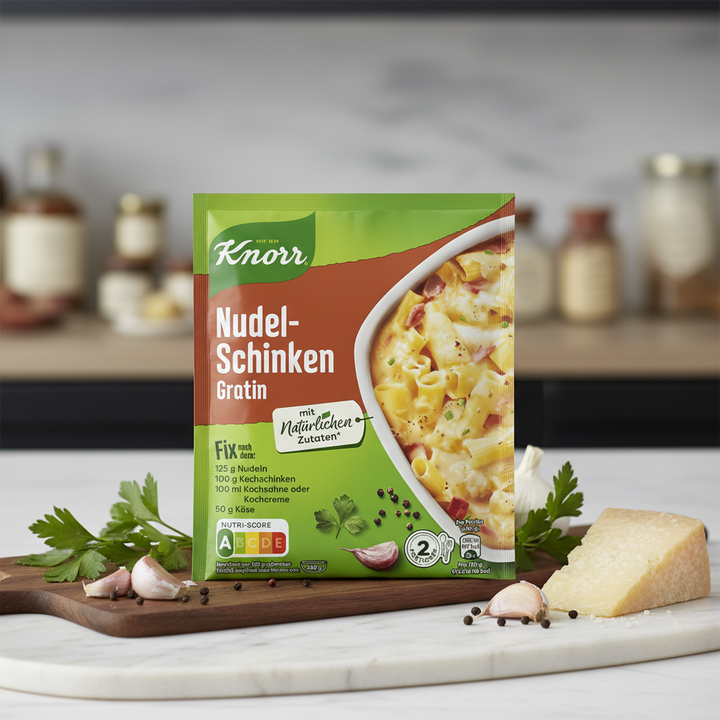 Knorr Nudel-Schninken Gratin