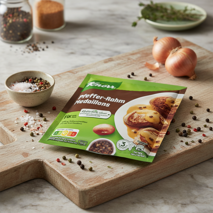 Knorr Pfeffer-Rahm (Pepper Cream) Medaillons Sauce