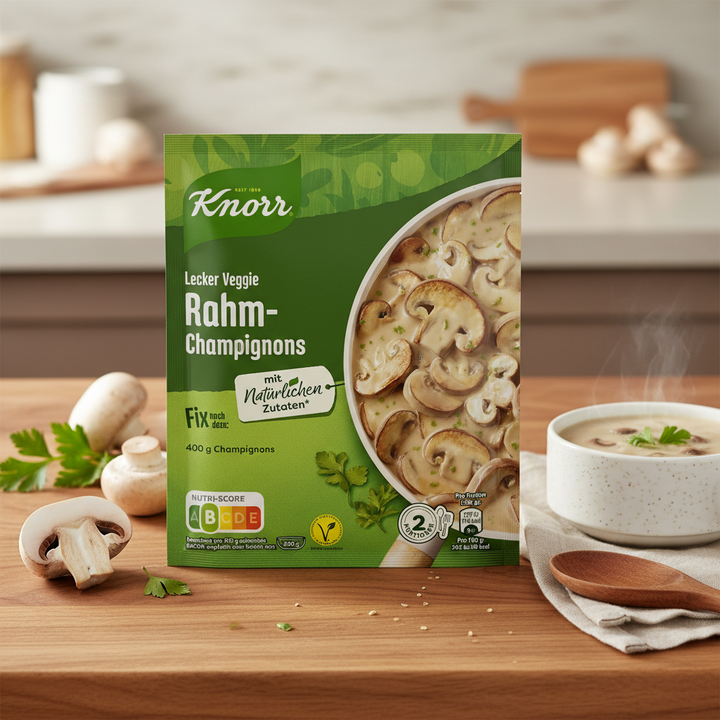 Knorr Rahm-Champignons (Lecker Veggie)