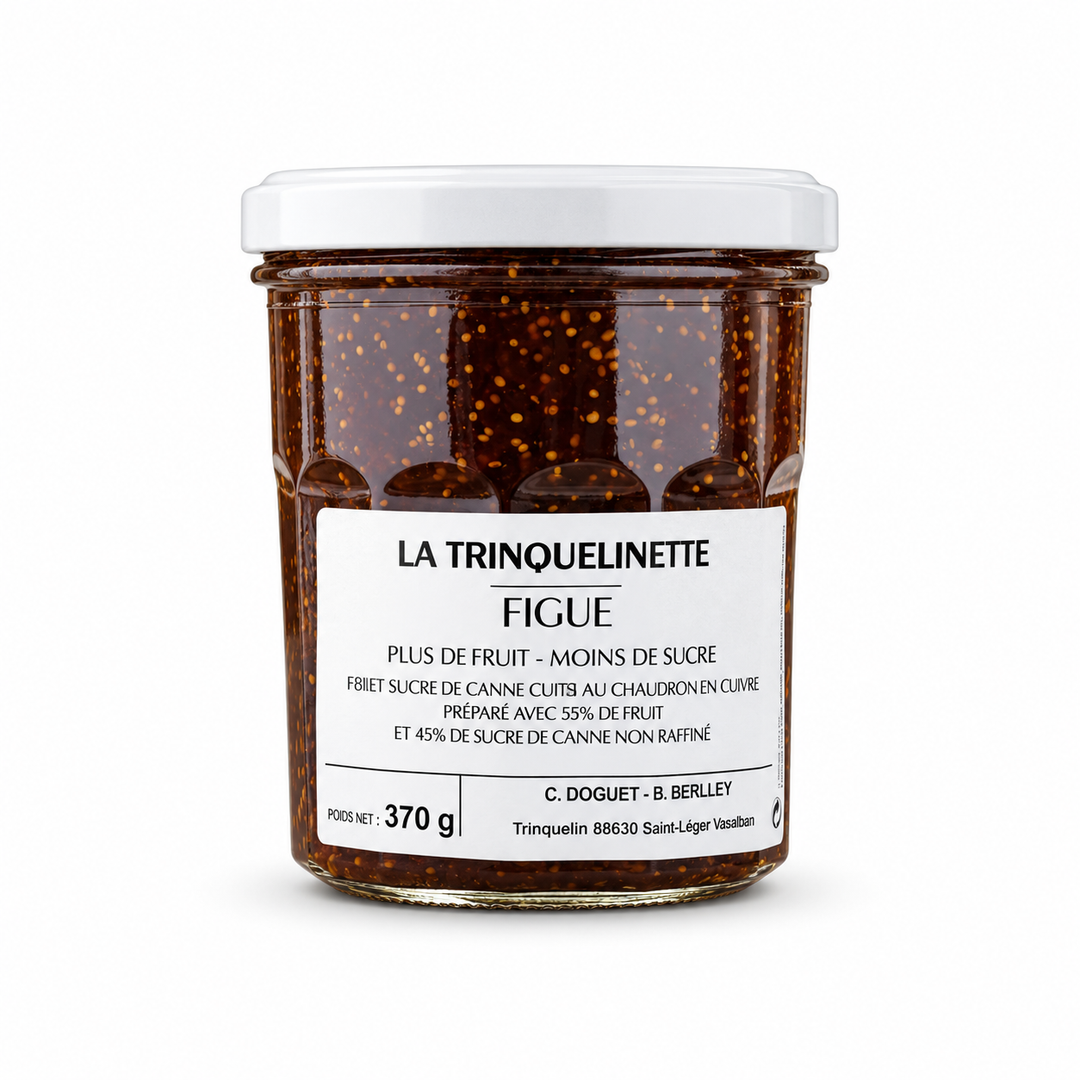 La Trinquelinette Fig Jam, 370 g jar front