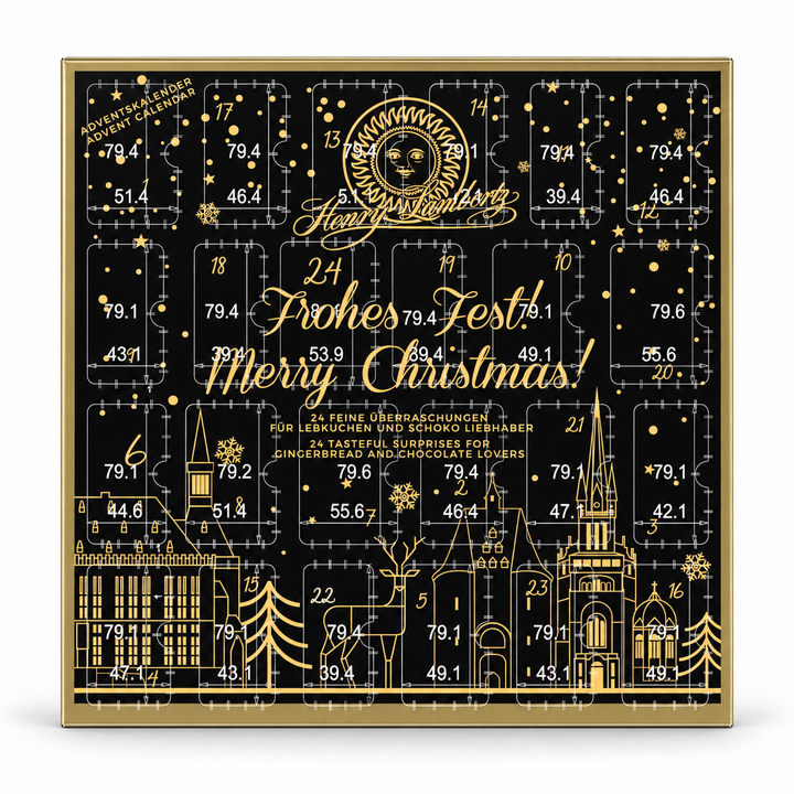 Lambertz Frohes Fest Advent calendar with 24 surprises, 290 g