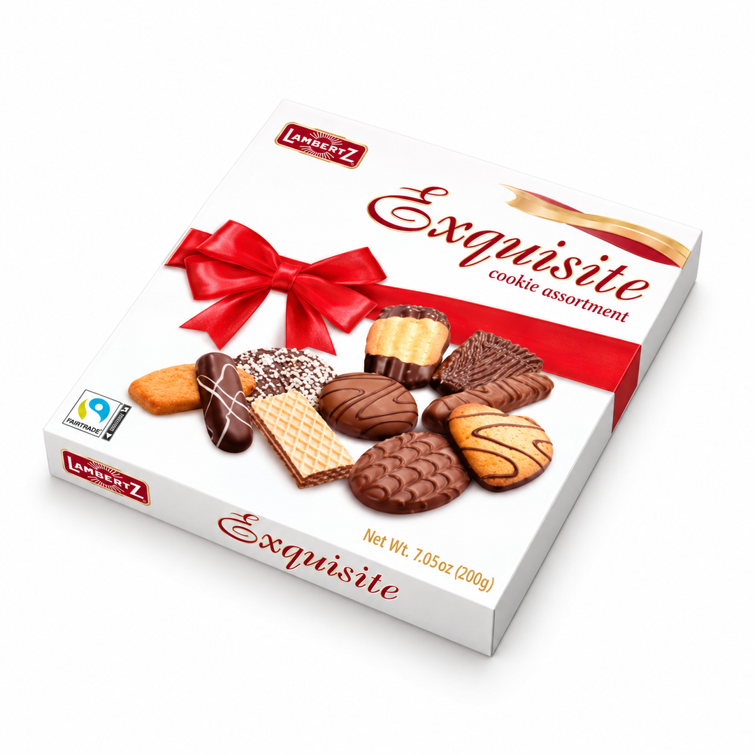 Lambertz Exquisite holiday cookie assortment, 200 g gift box front