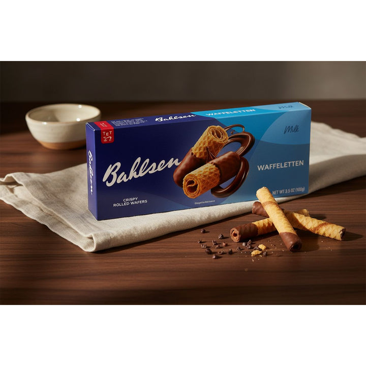 Bahlsen Milk Chocolate Wafer Roll (Waffletten)