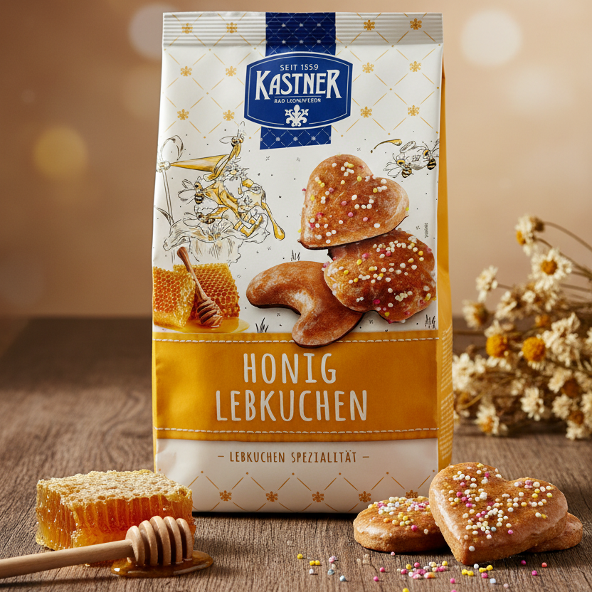 Kastner Honey Ginger Bread Bag 300g