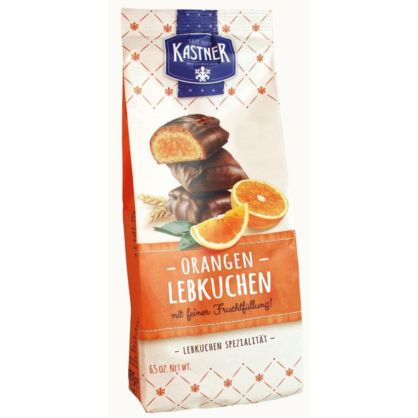Kastner Orangen Lebkuchen orange gingerbread, 185 g package