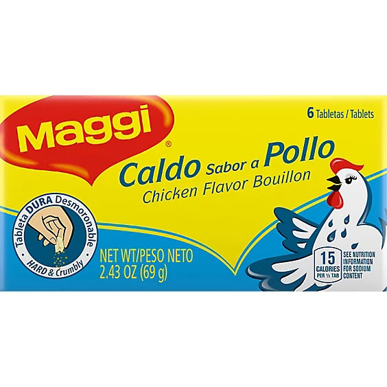 Maggi Chicken Bouillon Tabs-6ct