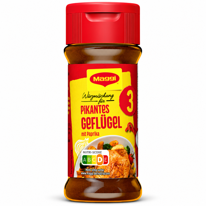 Maggi Würzmischung No. 3 chicken paprika seasoning 60 g jar