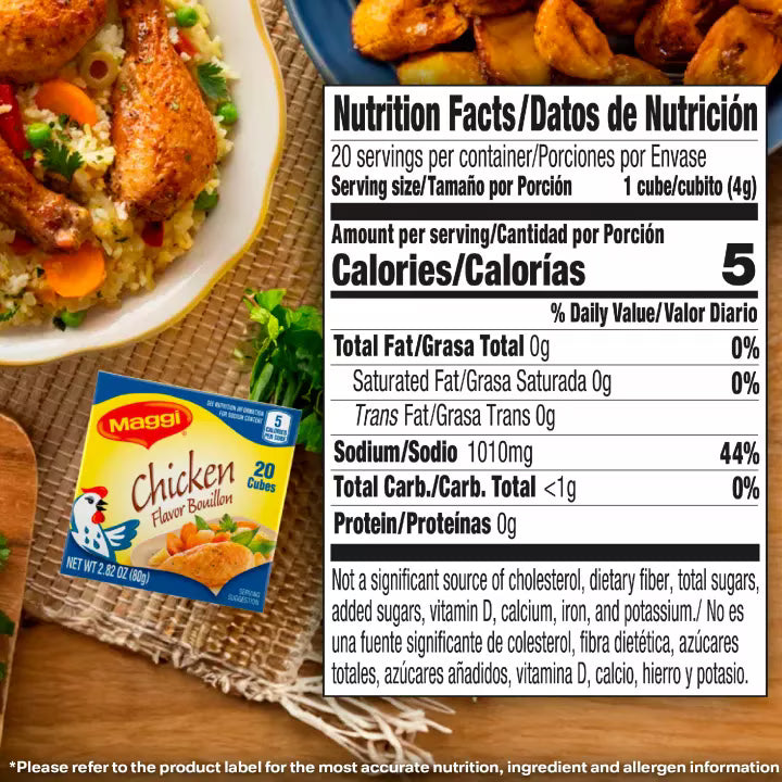 Maggi Chicken Cubes 20ct
