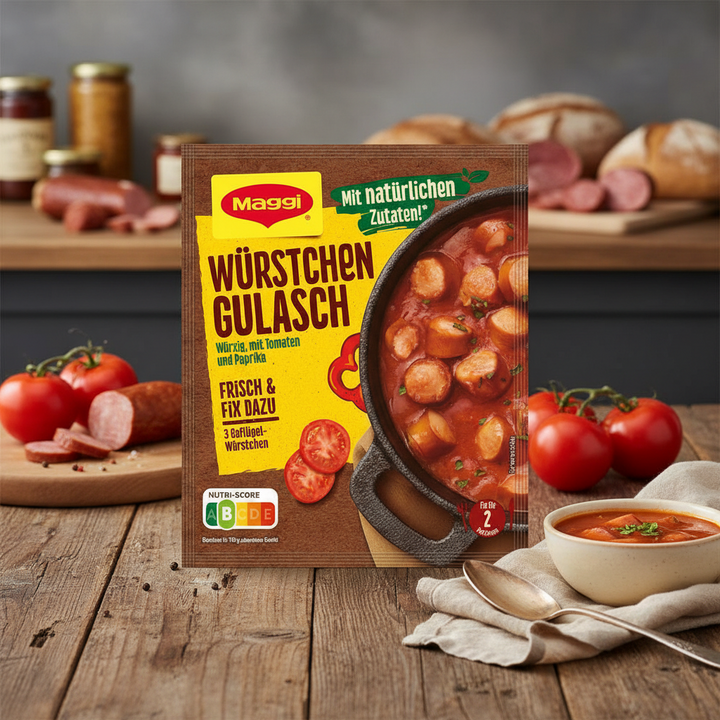 Maggi Wurstchen Gulasch