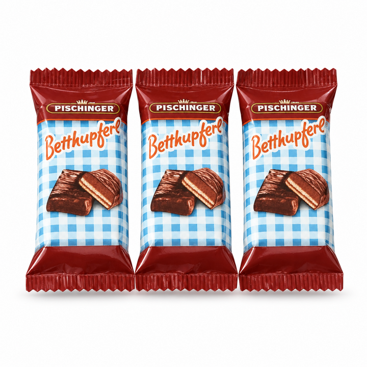 Pischinger Betthupferl dark chocolate hazelnut wafer multipack