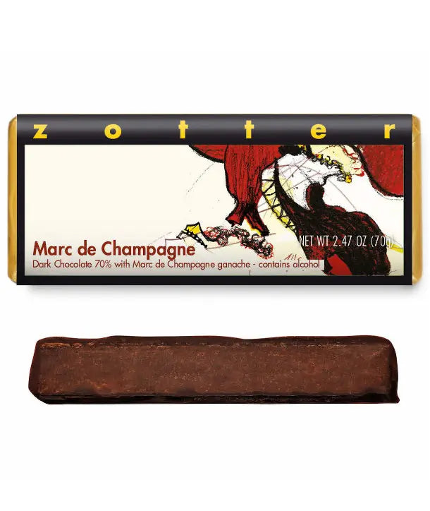 Zotter Marc de Champagne (Hand-scooped Chocolate)